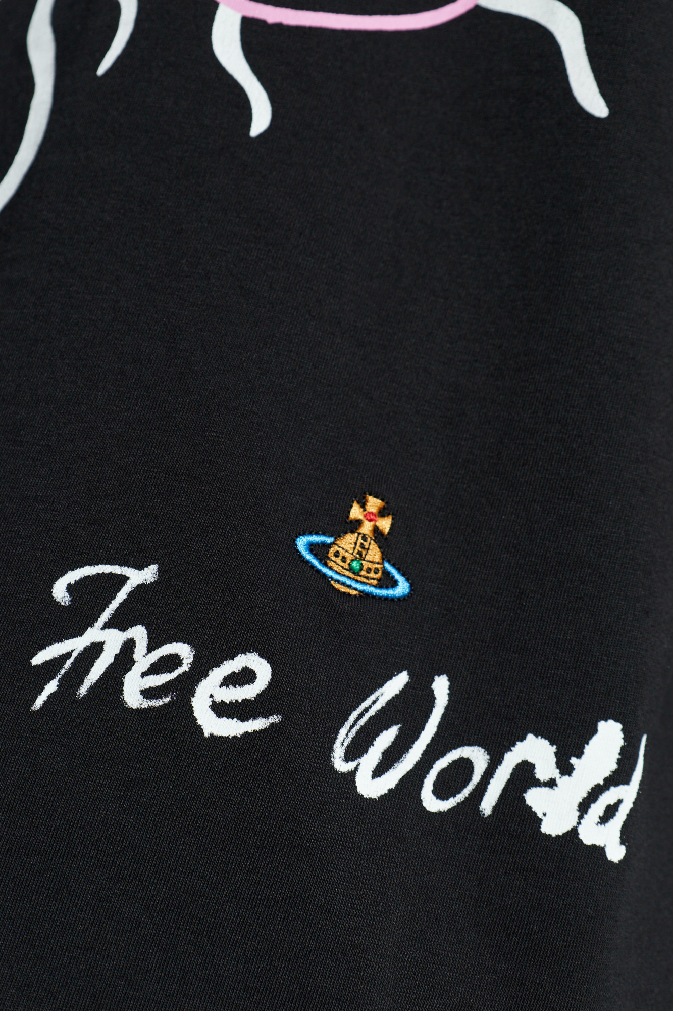 Black T-shirt with print Vivienne Westwood - Vitkac Canada
